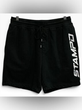 Stampd Essential Logo Black Athletic Short Sweatshorts SEBRING JOGGER SHORTS S